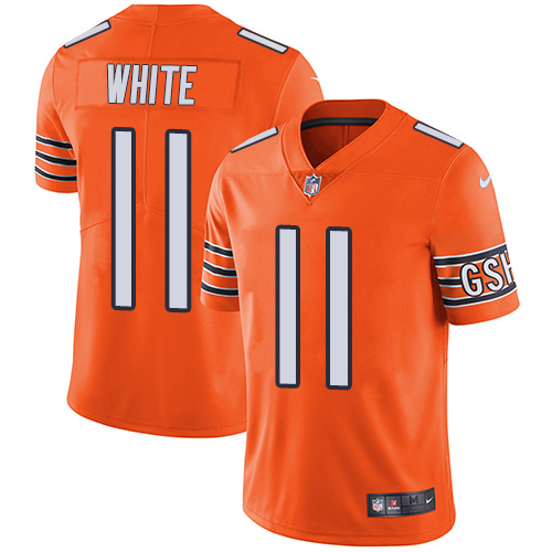 Nike Bears #11 Kevin White Orange Youth Stitched NFL Limited Rush Jersey